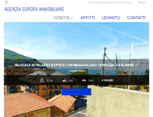 Tablet Screenshot of europaimmobiliarelevanto.it